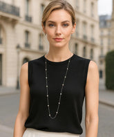 Comprar blusa regata feminina de tricot modal elegante com caimento leve e gola careca para looks frescos e sofisticados